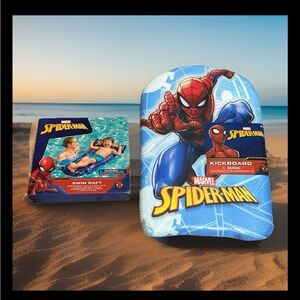 Marvel Spiderman Kickboard & Swim Raft. Kick & Float With Spider-Man.